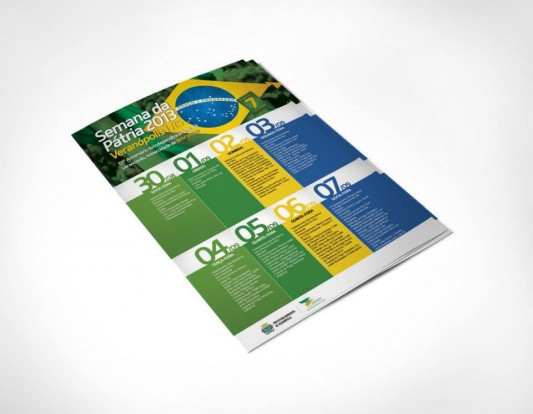 Programação Municipal da Semana da Pátria.